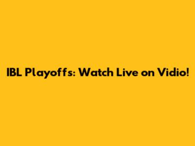 IBL Playoffs: Watch Live on Vidio!