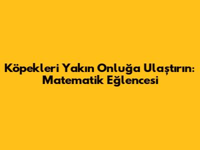 Köpekleri Yakın Onluğa Ulaştırın: Matematik Eğlencesi
